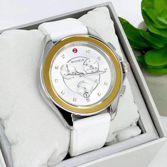 NWT MICHELE Cape Honey Topaz Watch MWW27E000002 - Picture 1 of 8
